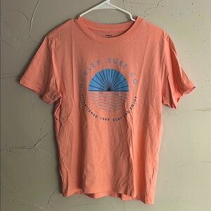 Hurley Men's Peach Graphic T-Shirt